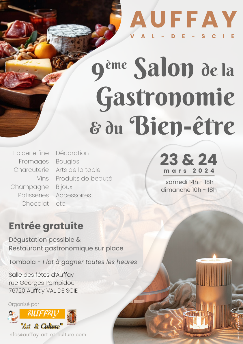 Affiche salon gastronomie et bien etre 2 